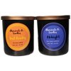 Dynamic Duo (2 Candle) Bundle (Just Peachy and Midnight) from illuminate B. Candles