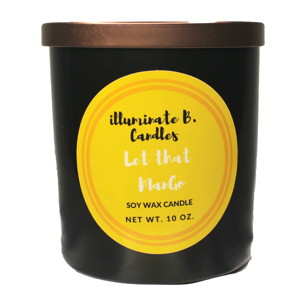 Let That Mango soy wax candles from illuminate B. Candles