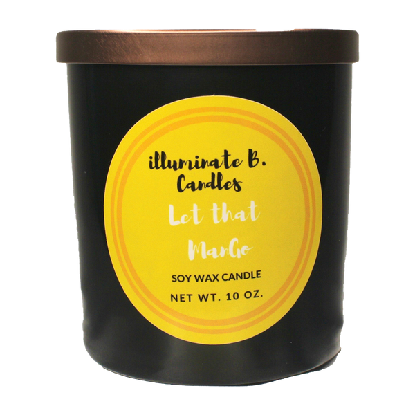Let That Mango soy wax candles from illuminate B. Candles
