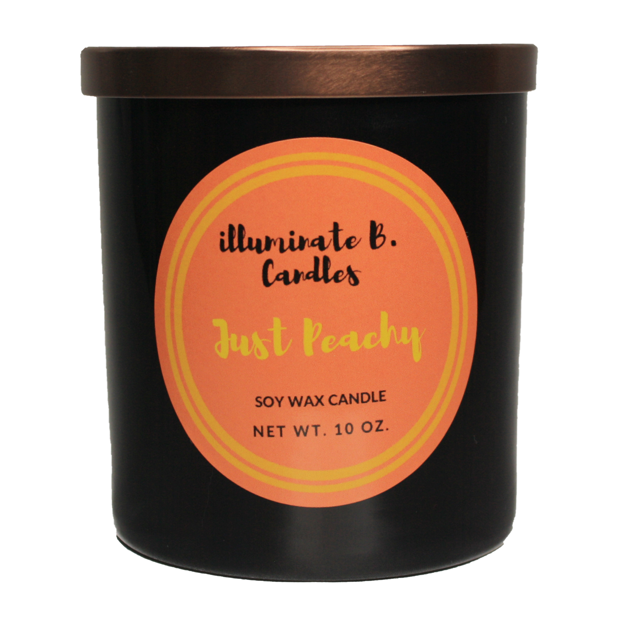 Just Peachy soy candle from illuminate B. Candles